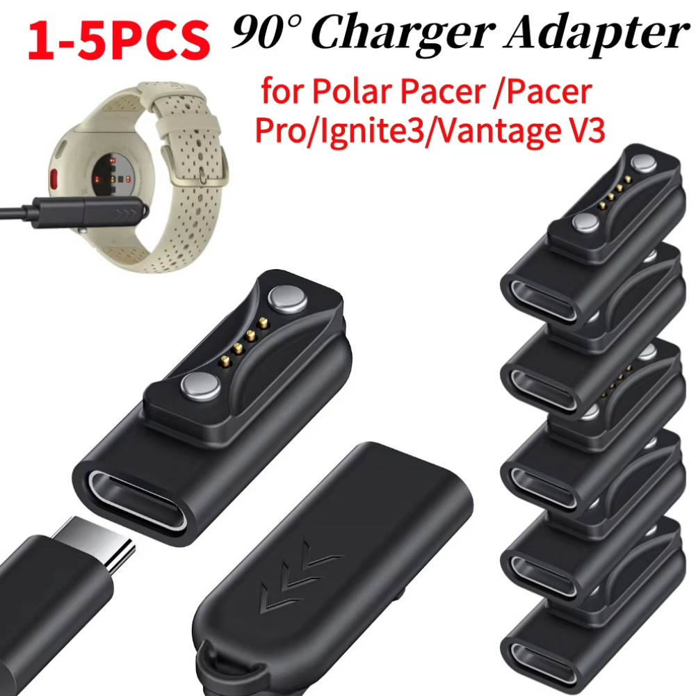 USB C Magnetic Watch Charger Connector Watch Charging Adapter for Polar Pacer /Pacer Pro for Ignite 3/Vantage V3