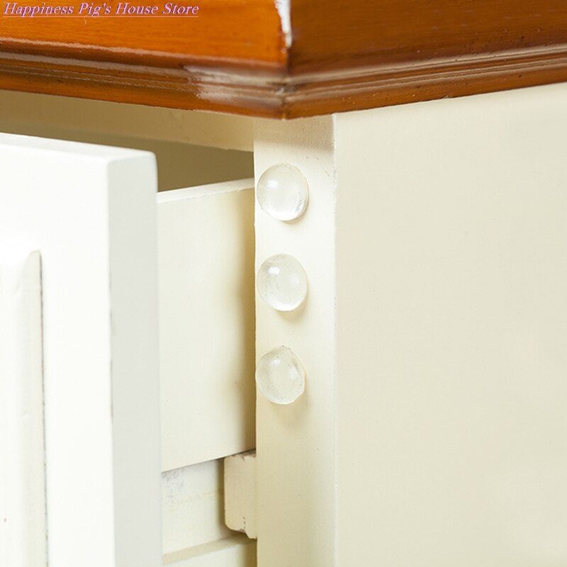 24 Stks/set Transparante Anti Slip Siliconen Schokdemper Zachte Kussen Voor Closestool Meubels Accessoires