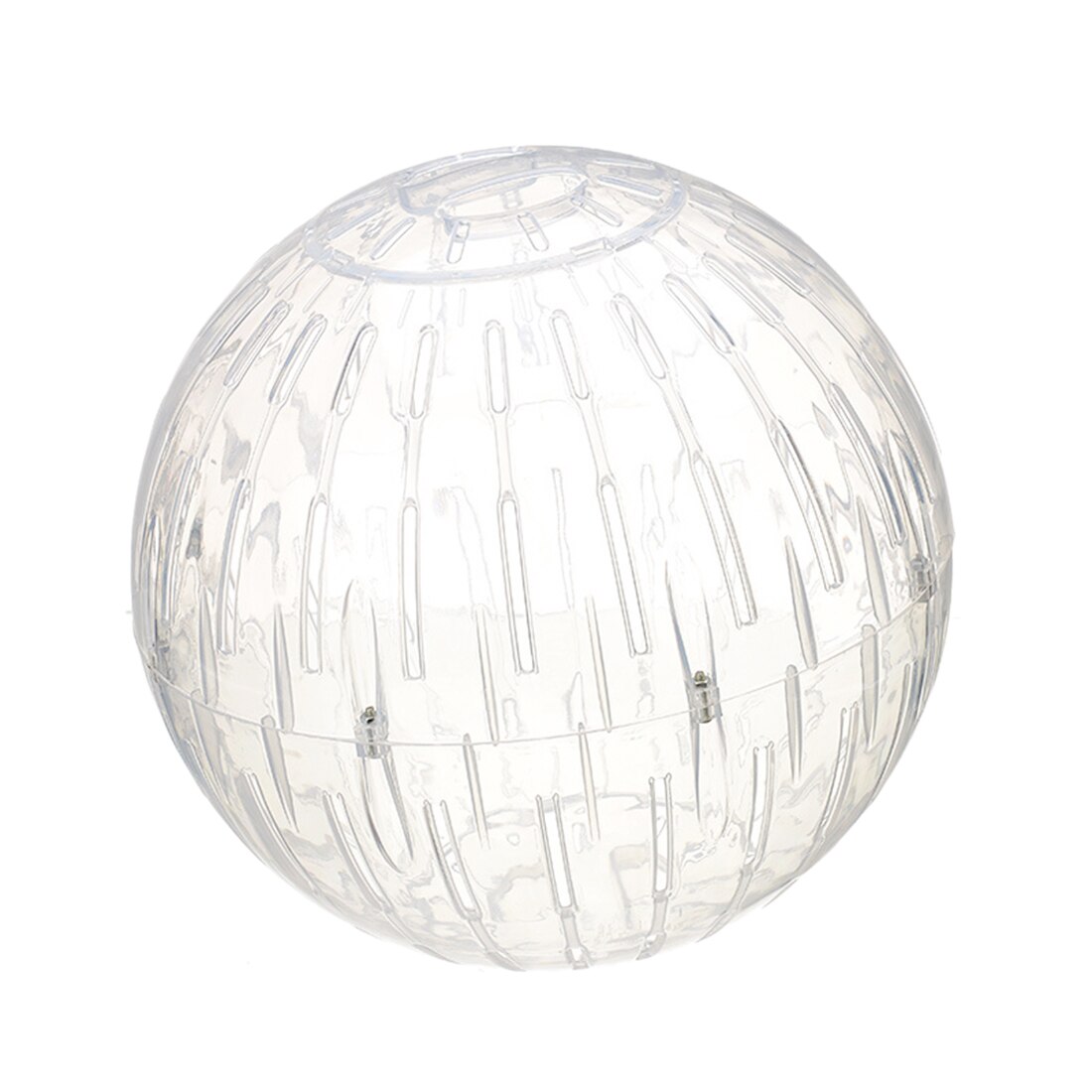 PETFORU 19CM Hamster Mouse Hedgehog Running Ball Transparent Pet Exercise Sport Ball Small Pets Product Pets Hamster Toy- White