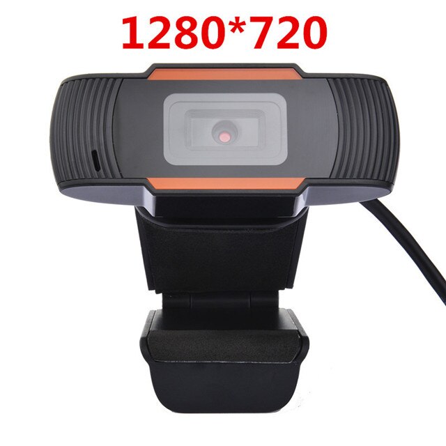 1080P USB Webcam Potatable Web Camera Video Recording With Microphone For PC Computer Laptop Rotatable 2.0 HD camcorder lens: 720P