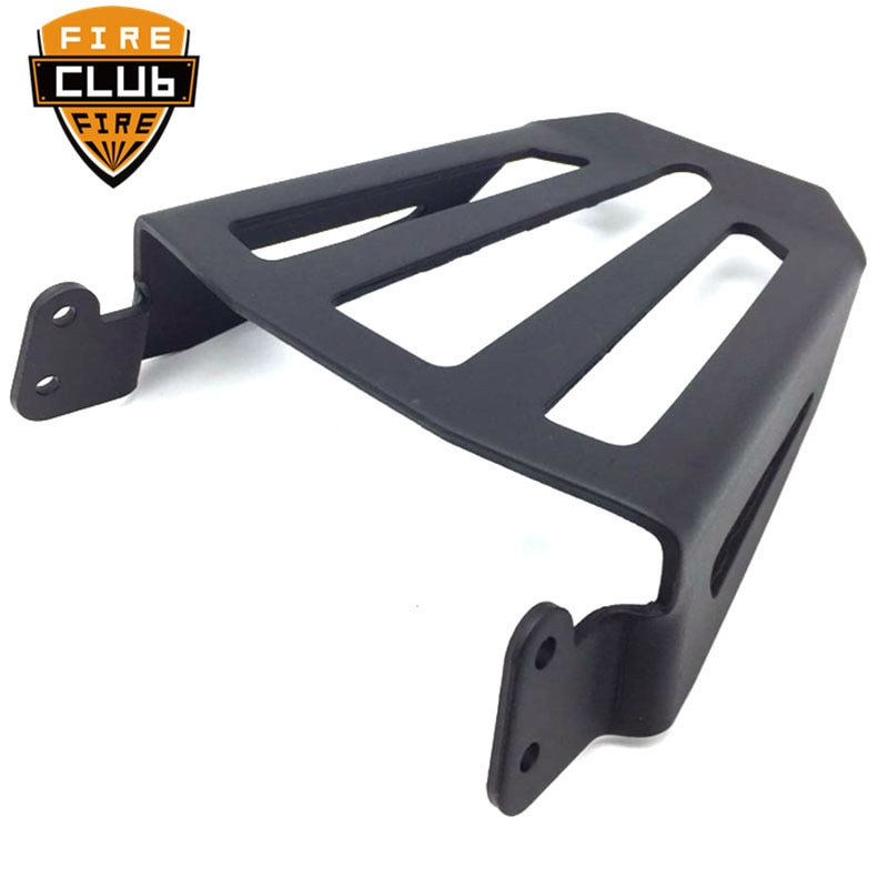 For Yamaha Star Bolt XVS950 XV950 XVS XV 950 - Black Steel Sport Sissy Bar Backrest Luggage Rack