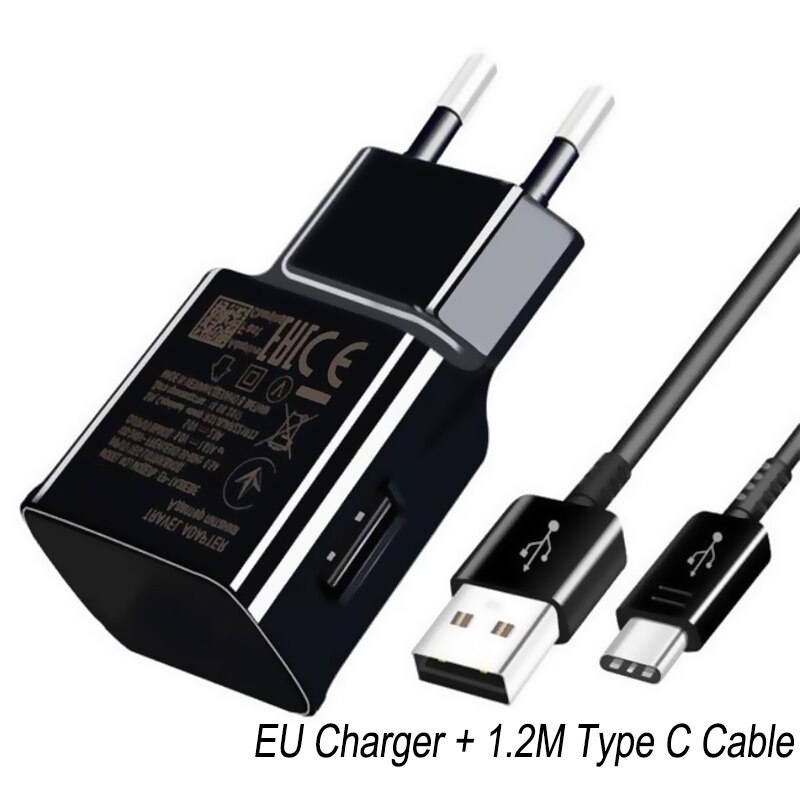 Für Samsung S20 A51 A71 S10 Wand Schnelle ladegerät Typ C Kabel Für Huawei MATE 40 Xiaomi Redmi Android Telefon schnelle Lade Adapter: White / EU Charger and cable