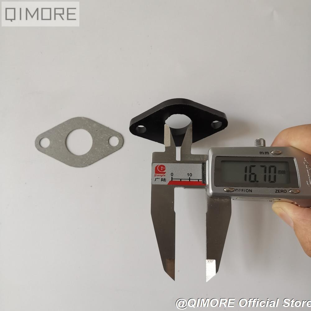 Carburetor Intake Manifold Spacer Insulator for 4 stroke Scooter Moped ATV Go-Kart 139QMB 139QMA 147QMD GY6 49 50 80cc