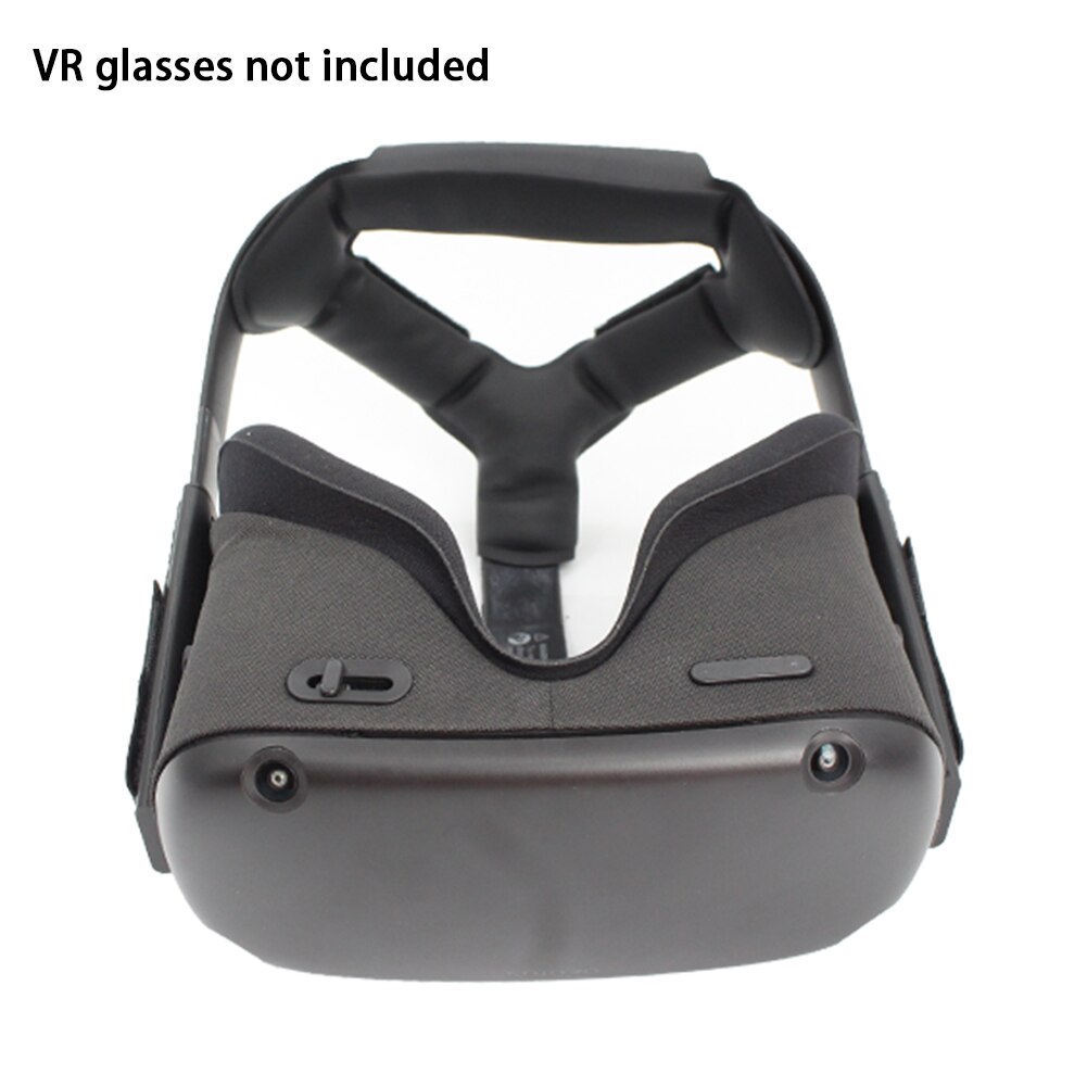 Cabeça cinta almofada de couro do plutônio substituição parte capa almofada vr fone ouvido não deslizamento macio fácil limpar realidade virtual para oculus quest