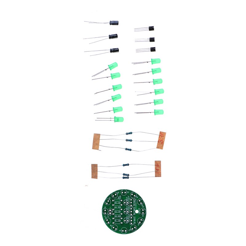 Kit électronique bricolage LED Kit de Production de lumière d'eau ronde pour la formation de compétences
