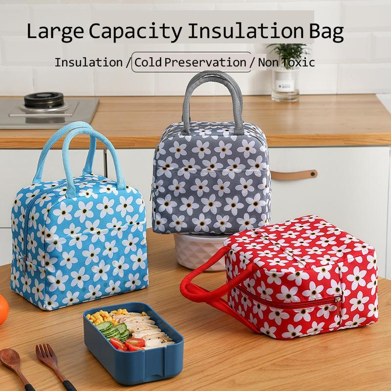Cold Insulation Bag Thickened Lunch Bag Ice Bags Student Portable Waterproof Lunch Box Bags Lunch Box