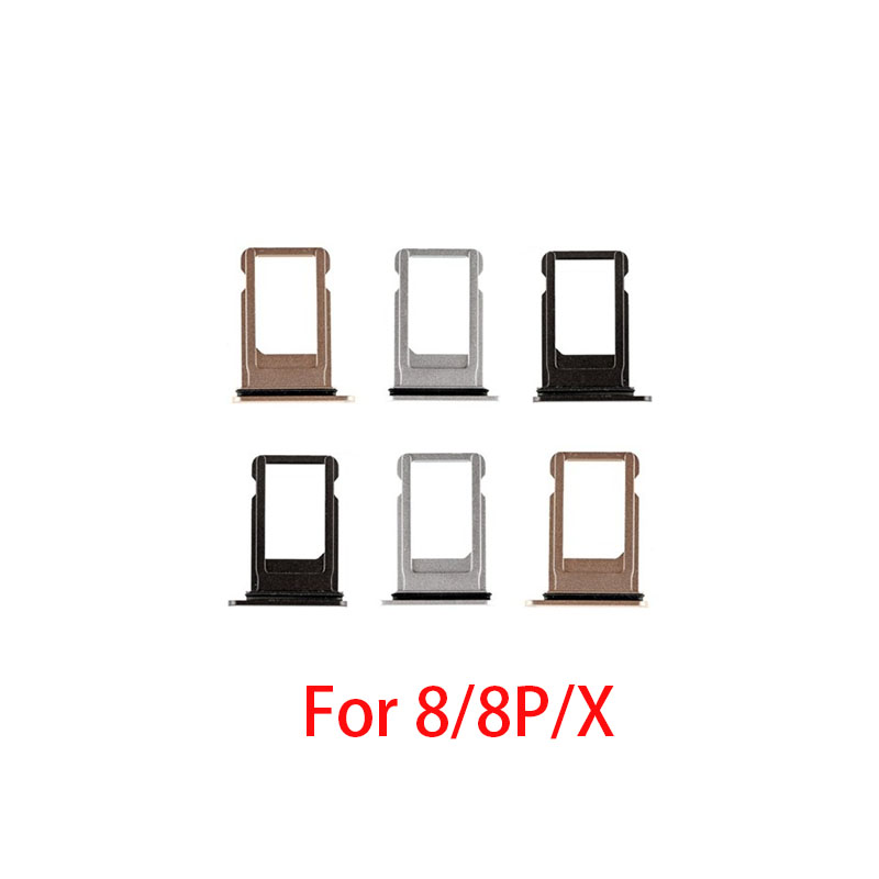 30 pièces SIM carte porte-plateau fente pour iPhone 8 Plus X 8 P 8G carte SIM adaptateur étanche joint pièces de rechange