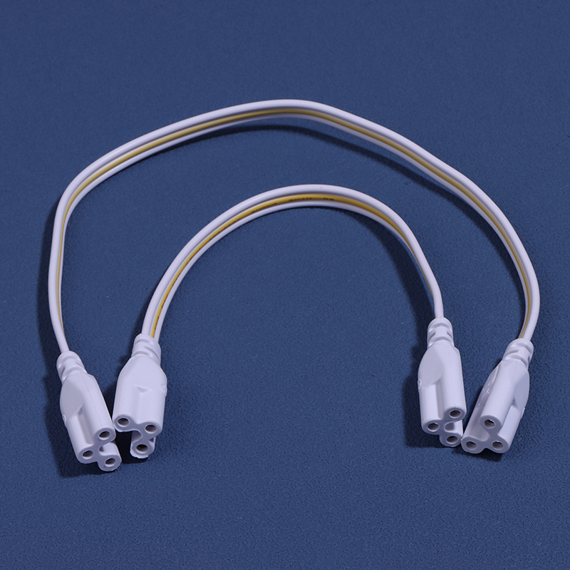 Câble de connecteur de tube LED flexible à double extrémité, 3 broches, T4 T5 T8, rallonge pour ampoule à tube LED intégré, 5 pièces