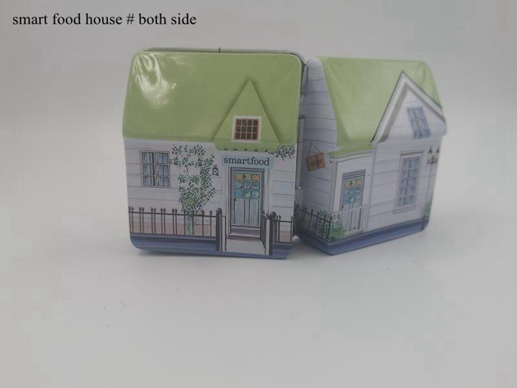 Hochzeit Party Kasten Haus bilden Mini sammeln Zinn Kasten Süssigkeit Backen Kekse Keks fallen Dekorationen für Haus: Grün Clever Lebensmittel