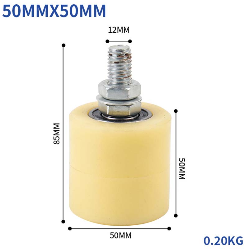 1 stk. pp stålrullelager føringshjul for skyveport