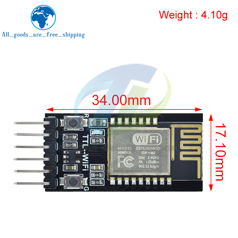 DT-06 Wireless WiFi Serial Port Transparent Transmission Module TTL to WiFi Compatible with Bluetooth HC-06 interface ESP-M2