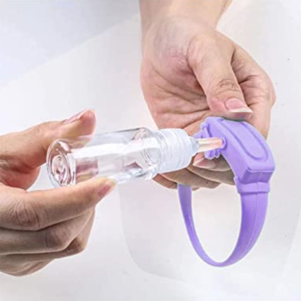 1P Wistband Hand Doseer Hand Ontsmetten Drinkbaar Silia Gel Afzien Pompen Ontsmetten Hand Baelets Wist Baelet