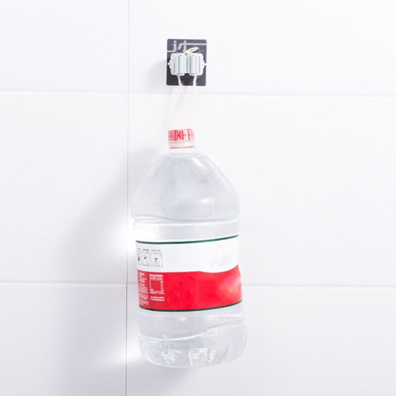 1 stk. slagfri sømløs moppekrog badeværelse væghængende kosthænger moppestativ opbevaringsstativ snavs børste krog