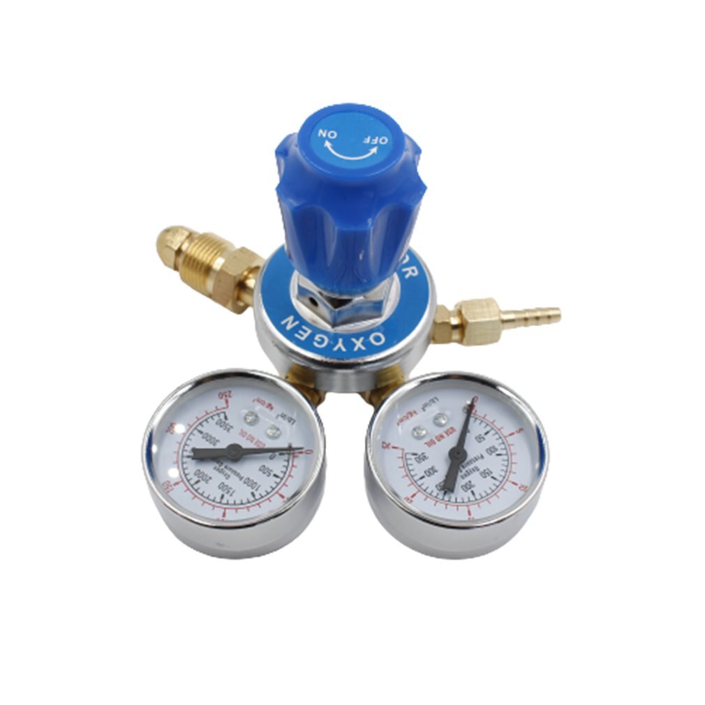 Argon Oxygen/Acetylene Regulator Reducer Mig Flow Meter Pressure Gas Solid Brass Welding Fit Victor Gas Torch Cutting