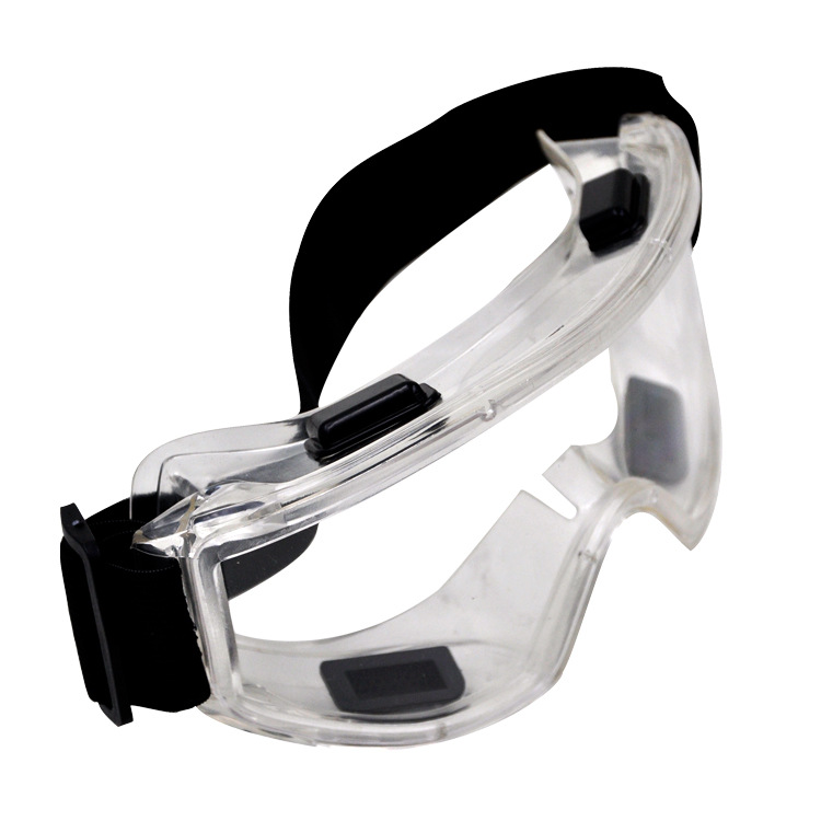 Gennemsigtige beskyttelsesbriller beskyttelsesbriller anti-stænk vindtæt arbejdssikkerhedsbriller til industriel forskning cykling: Gennemsigtig