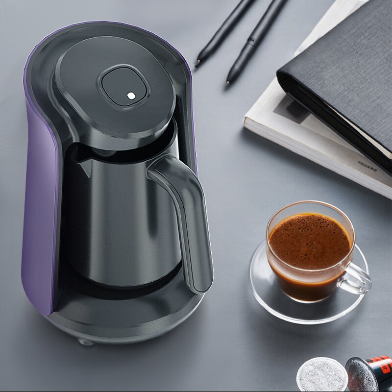Cafetera eléctrica inalámbrica automática de 400W, máquina de Café Moka de grado alimenticio, hervidor portátil de viaje, 220V