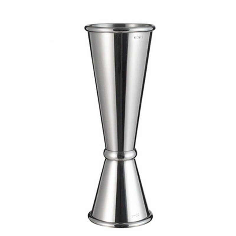 Premium Greenhill Double End Cocktail Jigger, 25/50 ml &amp; 1/2 oz with Inside Markings, 18/8 Stainless Steel Barware