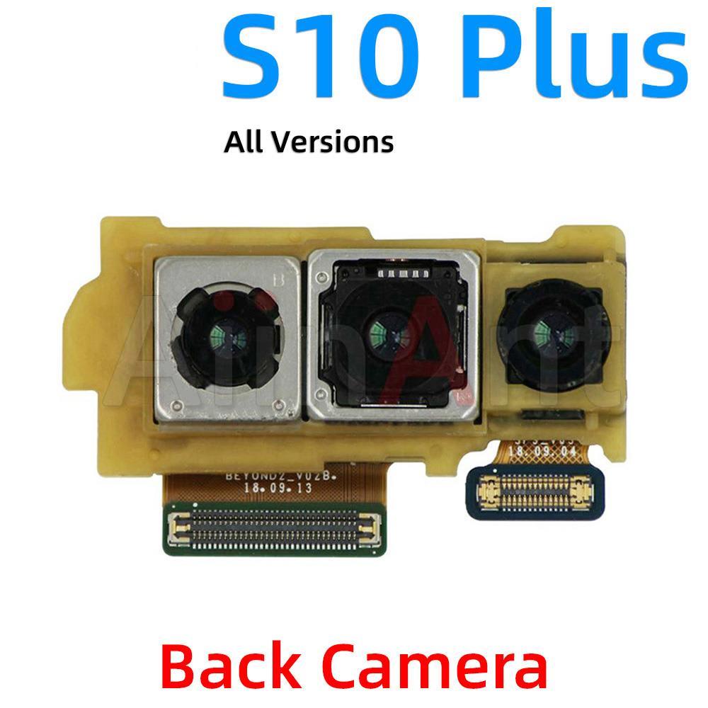 Originálny hlavný zadný fotoaparát pre samsung galaxy  s10 plus lite e  s10e g970 g973 g975 g977 g770 horný predný flex kábel fotoaparátu: S10 plus späť