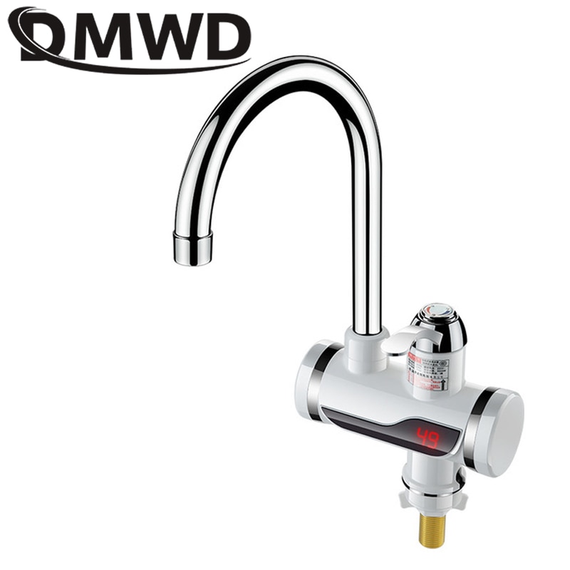 Dmwd Elektrische Onmiddellijke Douche Boiler Instant Water Kraan Keuken Elektrische Kraan Water Verwarming Momentane Heater 3000W