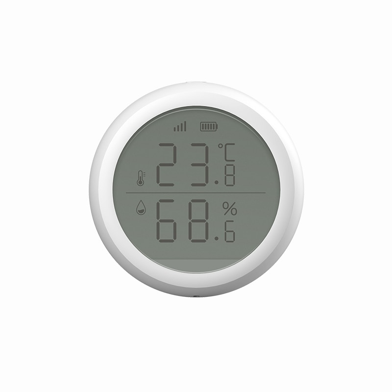 Tuya ZigBee Smart Home Temperature And Humidity Sensor With LCD Screen Display Works With Home Assistant And Tuya Zigbee Hub