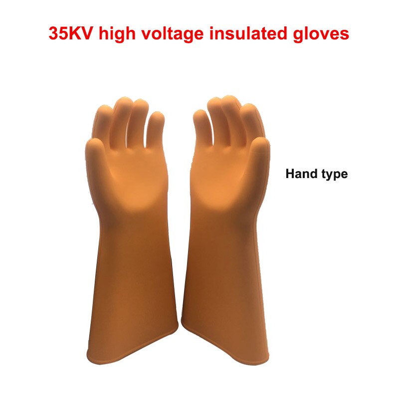 Isoleringshandsker 12kv/20kv/25kv/35 kv anti-elektrisk arbejdssikkerhed lækage forebyggelse gummi handsker elektriker isolerende handske