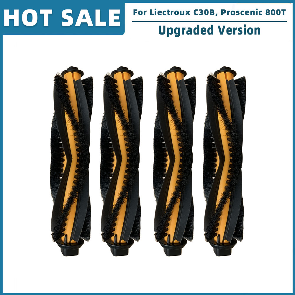 Kompatibel für Liectroux C30B XR500 E30 , Kabum Clever 500 700 , Proscenic 800T 820T 830T 820S ersatzteile hepa Filter hauptseite bürste Mopp tuch: dunkel Grau
