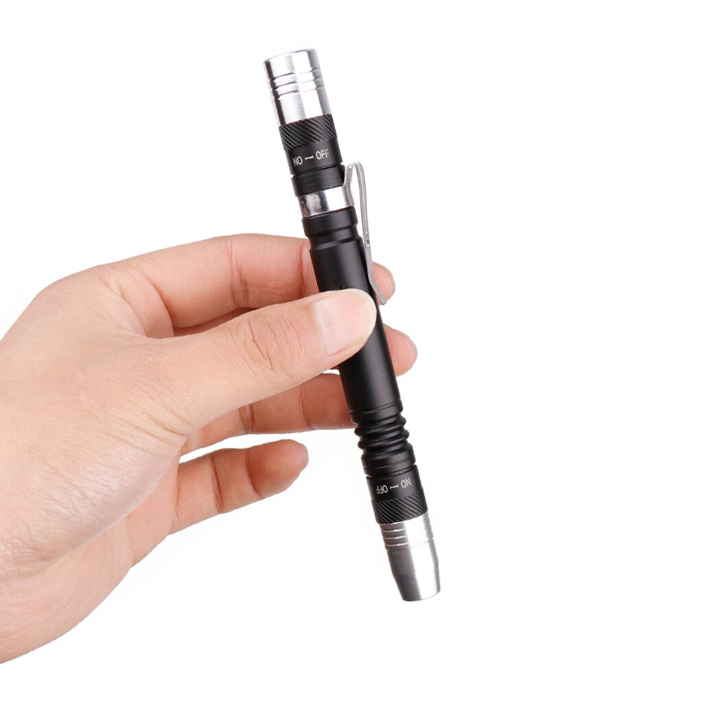 Pen Light Mini Portable Led Flashlight Ultra Violet Xpe Led Flashlight Purple Inspection 2 X Aaa Lamp For Camping Hiking Out#30