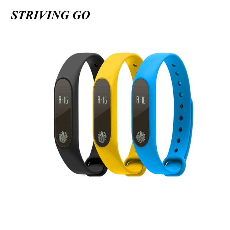 Bluetooth M2 Smartband Activiteit Fitness 4.0 Fit Bit Tracker Sport Armband Smart Band Polsband Stappenteller Pk S908 M3 M4 F1