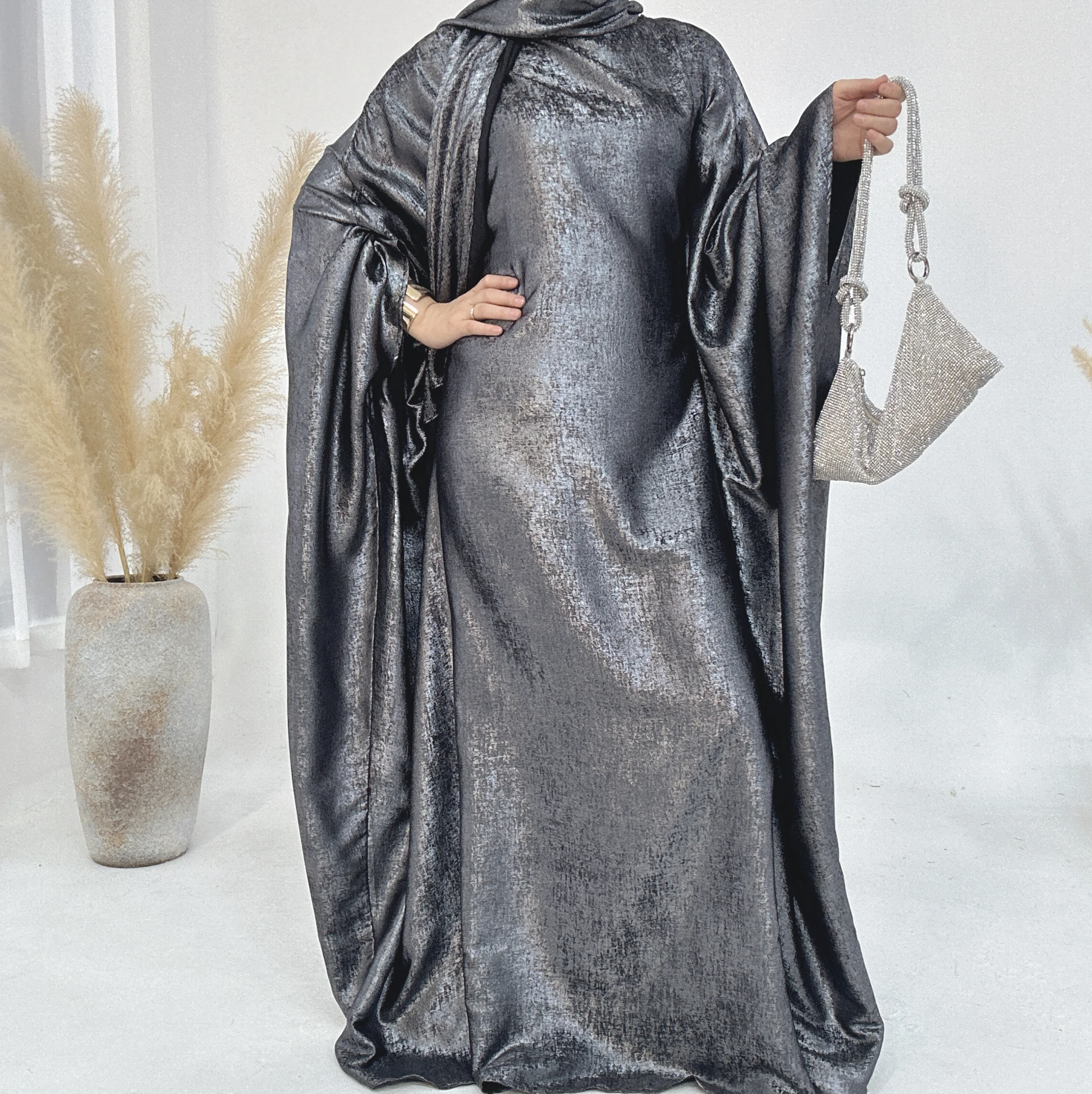 2025 luxo dubai abayas para mulheres vestido muçulmano brilhante djellaba ramadan kaftan jalabiya árabe robe kebaya caftan marocain femme