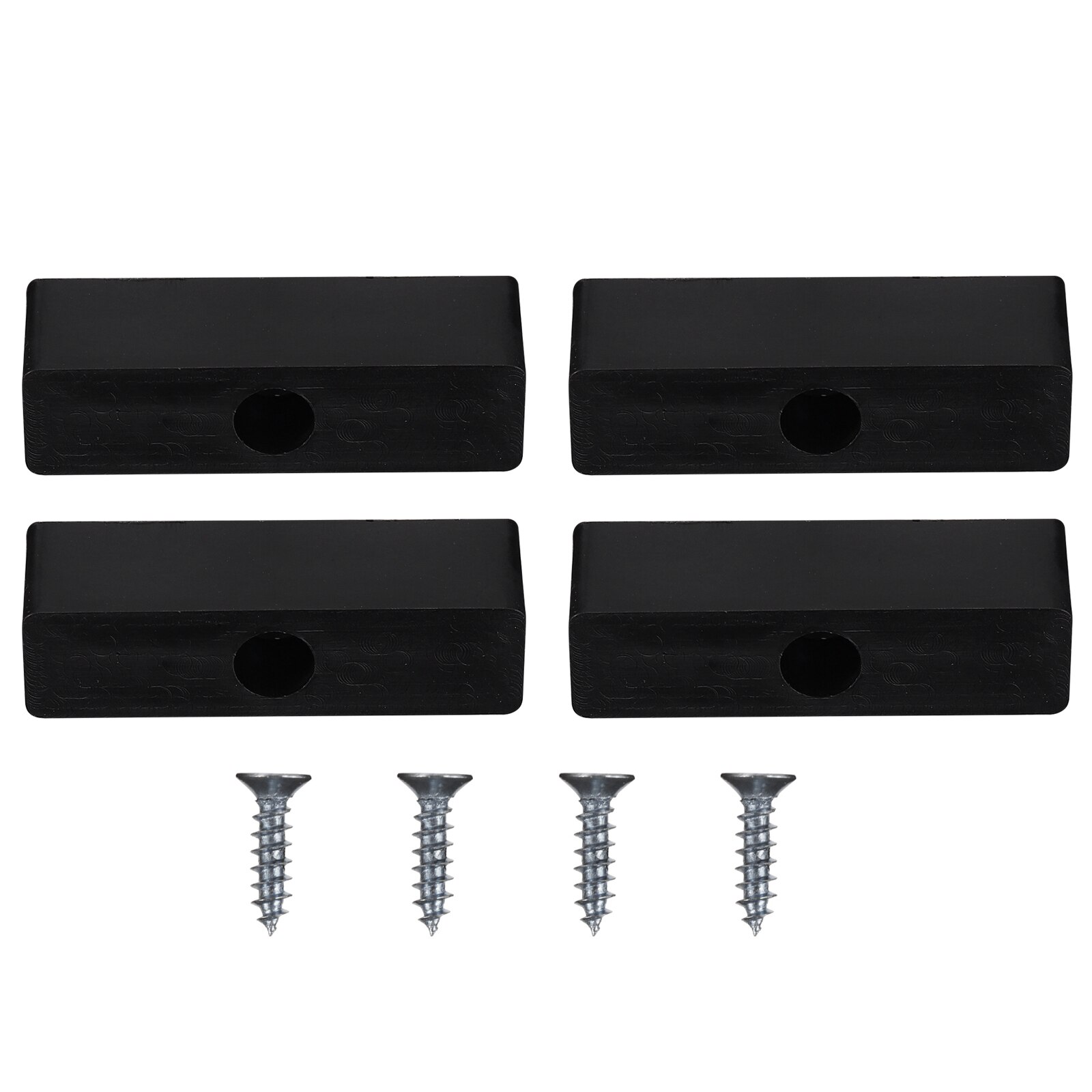 4pcs Window Plastic Anticollision Buffer Block Protection Window Lock