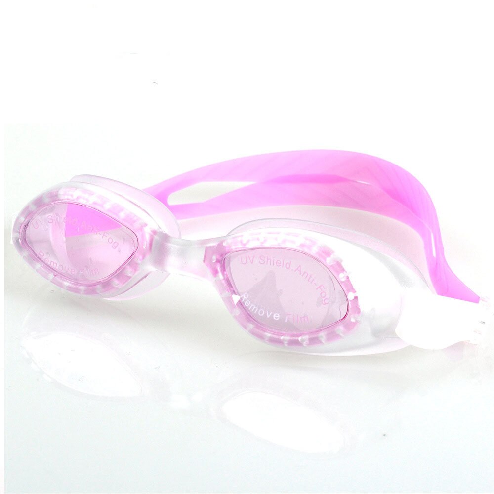 Piscina Verstelbare Breedte Non-fog Waterdicht Zwembril Soft Silicon Eye Cups Kids Adult Voor Zwemmen Duiken Fcsg1638: Pink