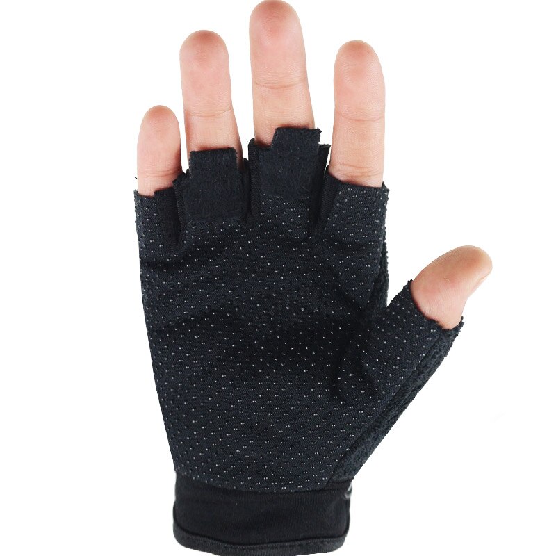 Longkeeper mænd kvinder fingerløse handsker skridsikre sportsvanter camo handsker til børn udendørs fitness halvfingerhandsker luva s-xxl
