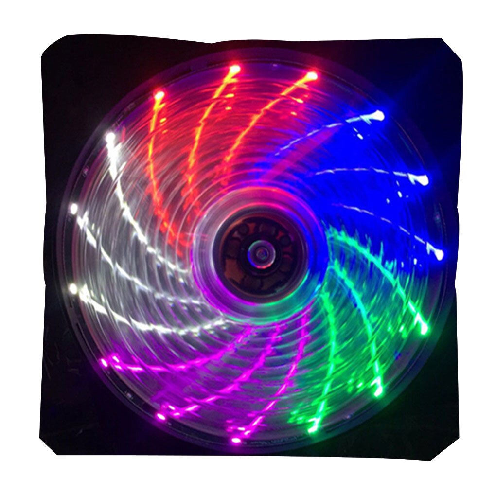 120mm LED Ultra Silent Computer PC Case Fan 15 LED... – Grandado