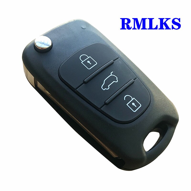 Carcasa de llave remota para Hyundai I20, I30, IX35, I35, Accent, Kia, Picanto, Sportage, K5, 3 botones, funda plegable para llave remota, novedad