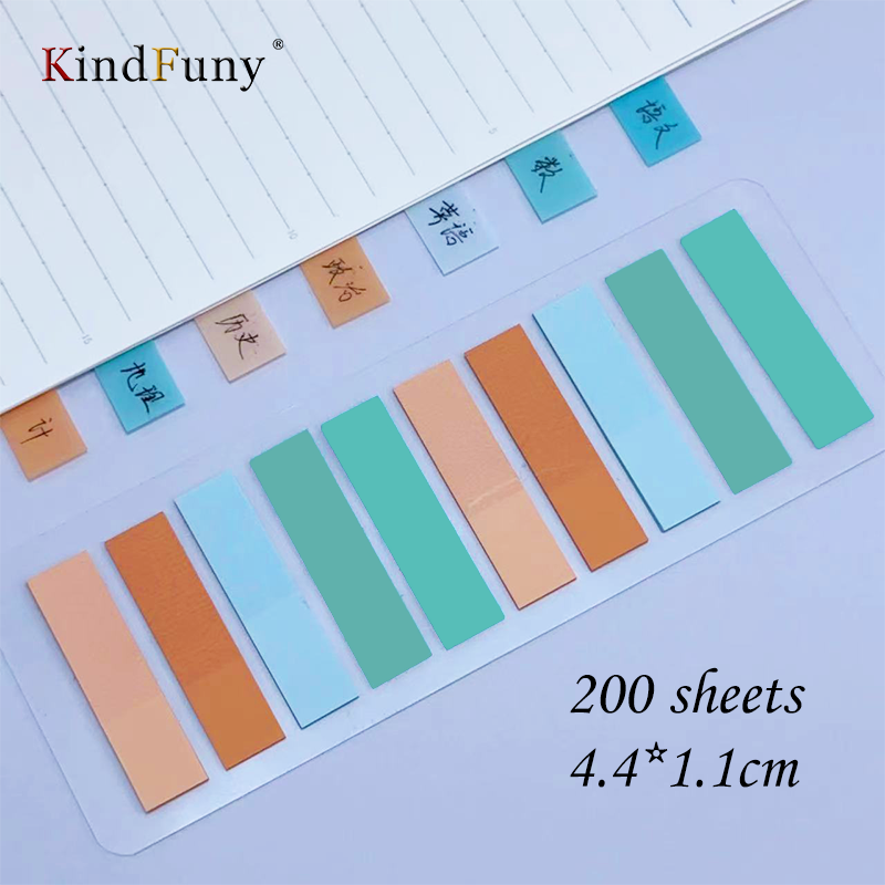 KindFuny 200pcs Stationery Sticky Note Index Tabs Arrow Flags Sticky Note for Page Marker Planner Stickers Post It Book: RED