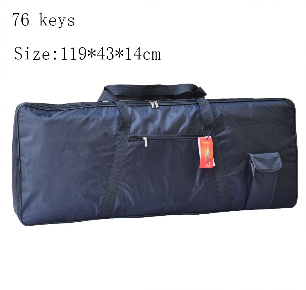 61/76 clavier sac Portable électronique orgue couverture Piano Instrument épaissir Anti choc stockage rembourré étui: 76 keys