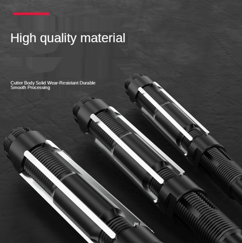 Adjustable hand reamer, hardened high-speed steel twist handle, adjustable reaming, straight shank, adjustable floating reamer,