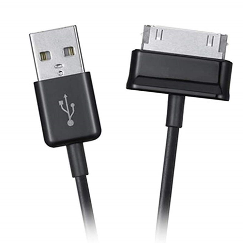Czarny 1 M USB kabel robić ładowarki dane synchronizacja robić Samsung galaktyka tablet 2 7.0 "plus 7.7" 8.9 "10.1" 10.1 v P1000 P7300 P7500 N5100 N8000