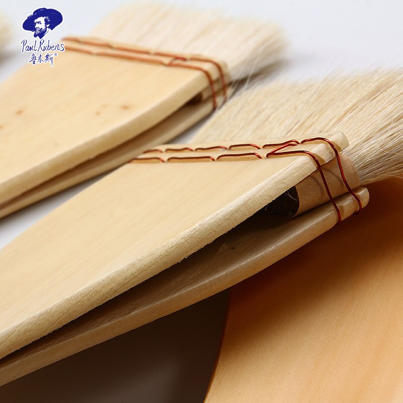 Paolo Rubens pennello per acquerelli pennelli acrilici strumenti per disegno artistico forniture lavaggio lana legno Gouache naturali impostato regalo d'arte