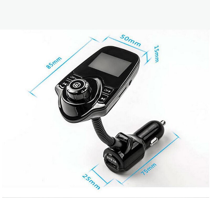 Bluetooth carkit bluetooth fm-zender  mp3- speler autokit oplader voor smartphone handsfree