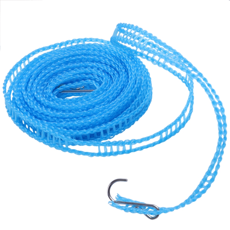 House Laundry Nylon String Clothesline 5 Meters Clothes Line Rope Blue