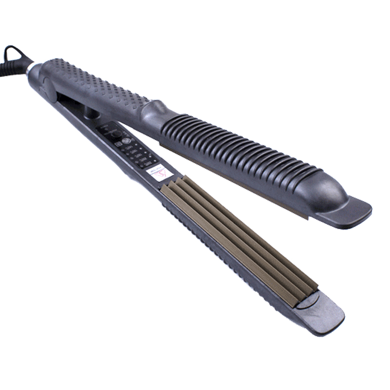 Alisadores de cabello electrónicos profesionales, herramientas para enderezar el hierro corrugado, 110-220 V, rizador de corrugación, Chapinha, plancha plana