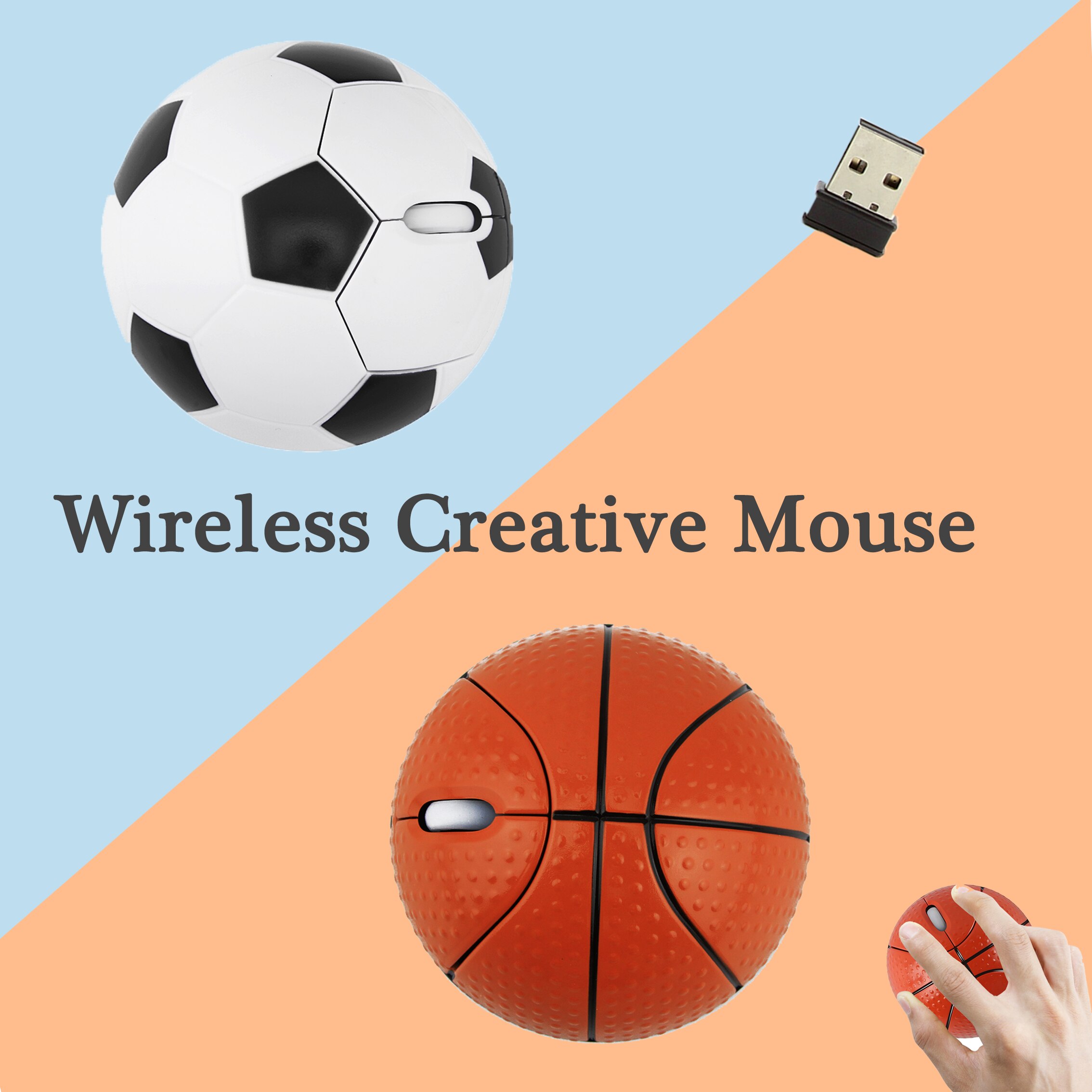 Wireless 2.4Ghz Mouse Cute Mini Gaming Mouse 3D USB Ergonomic Computer Mause Kids Portable Gamer Mice For Laptop