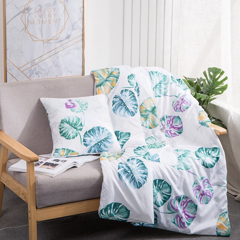 Pudedyne dobbelt-brug multifunktion dobbelt lynlås foldbar blød til bil kontor sofa xhc 88: Bananblad