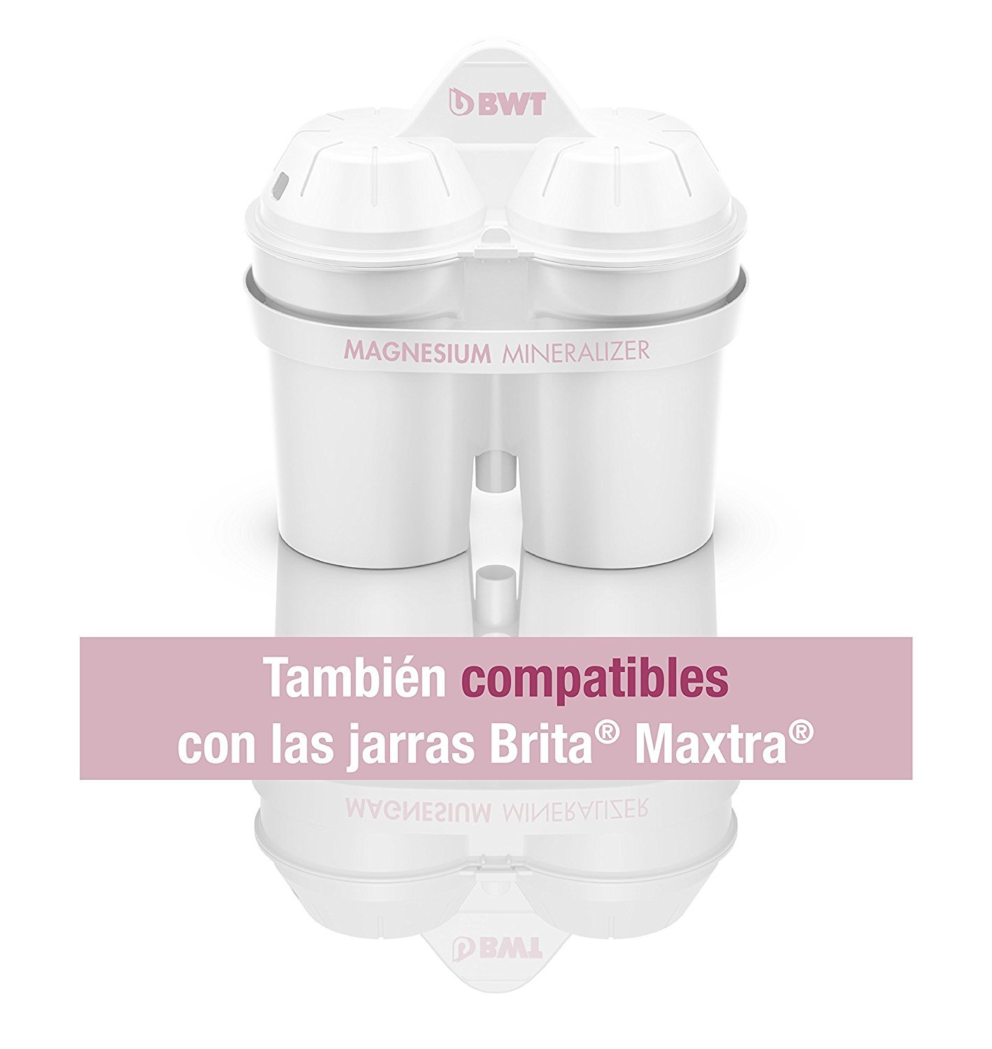 BWT - Jarra Filtradora de Agua Vida Manual + 1 Filtro con Magnesio para 1 mes duración