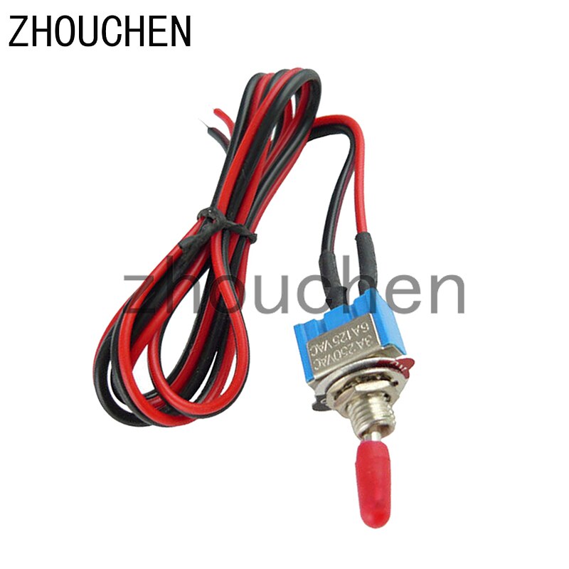 Security Alarm Pre-Wired On/Off Mini Toggle Switch 24inch 12V