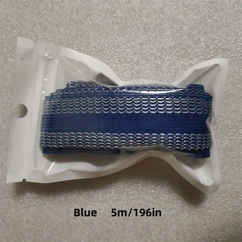 1/5M Self-Adhesive Pants Hem Tape Trouser Edge Paste Iron-on Pant Shorten Tools DIY Clothing Repair Polyester Tape Sewing Supply: P / Blauw