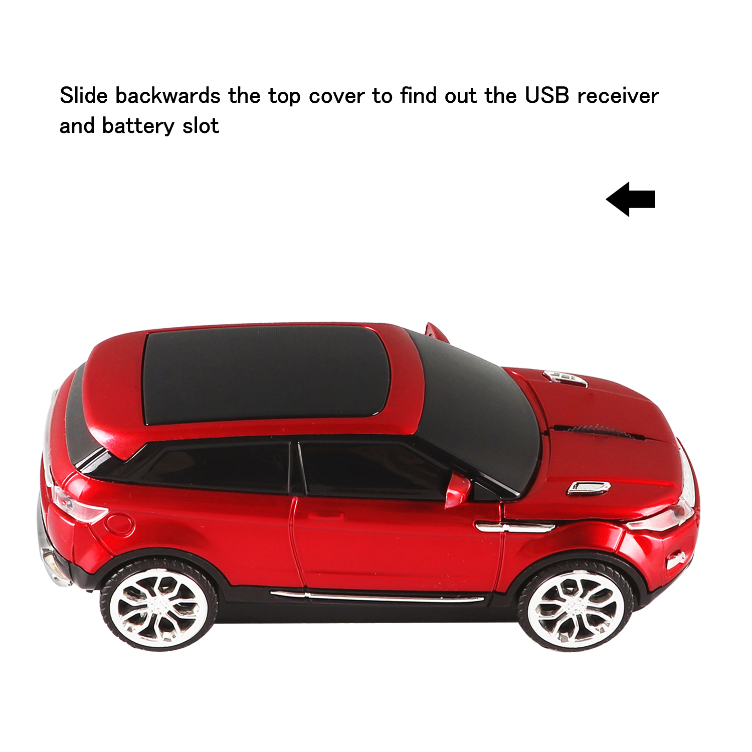 Ergonomic 2.4Ghz Wireless Mouse 3D Cool SUV Sports Car Mouse USB Optical 1600DPI Gaming Mice For PC Laptop Desktop Computer