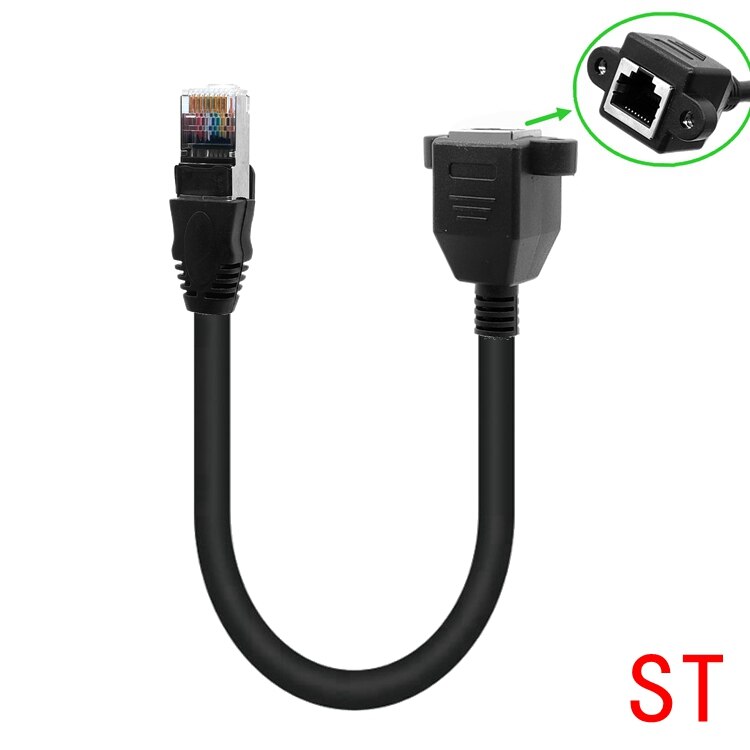 Cat6 Ethernet Cable RJ45 Right Angle UTP Network Cable Patch Cord 90 Degree Cat6a Lan Cables for Laptop Router TV BOX: CAT6 0.5M / ST