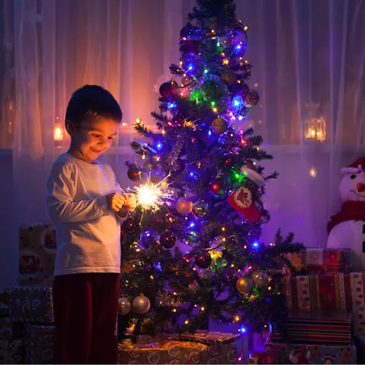 328FT-33FT LED String Christmas Light 100-1000 Lights Outdoor Waterproof Fairy Garland Lights Party Halloween Decorations Lights